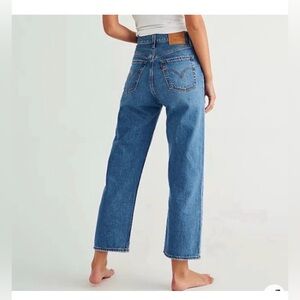 NWT Levi's Women's ribcage straight ankle jeans 30 x 27 high rise 10